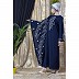 Embroidered abaya with Butterfly sleeves